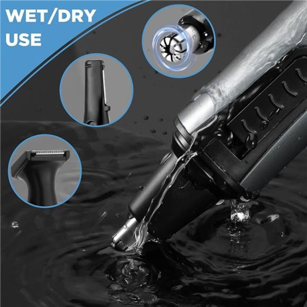 Ear and Nose Hair Trimmer Professional USB Rechargeable Nose Trimmer Kit - Picture 4 of 6
